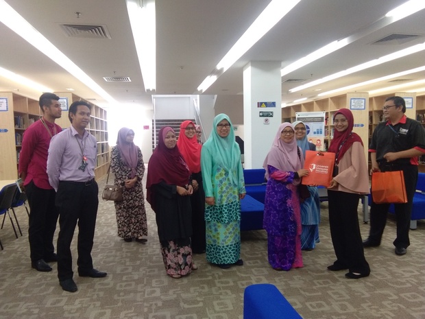 Lawatan penandaarasan ke Perpustakaan Universiti DRB-HICOM (DHU) 20 April 2018