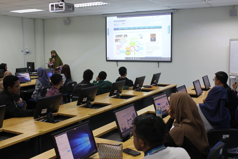 Kelas Pendidikan Pengguna Perpustakaan Ump Gambang : Turn It in (11 Disember 2018)