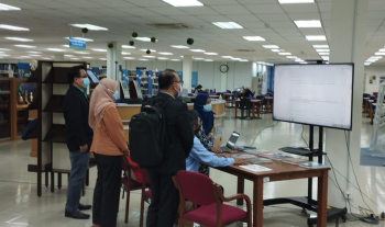 UMPLib - Lawatan Penilaian Akreditasi Penuh bagi program Sarjana Pengurusan Projek oleh MQA ke Perpustakaan Kampus Gambang