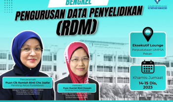 UMPSA Library - Bengkel Pengurusan Data Penyelidikan (RDM)