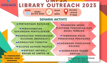 UMPSA Library - Program Library Outreach 2023